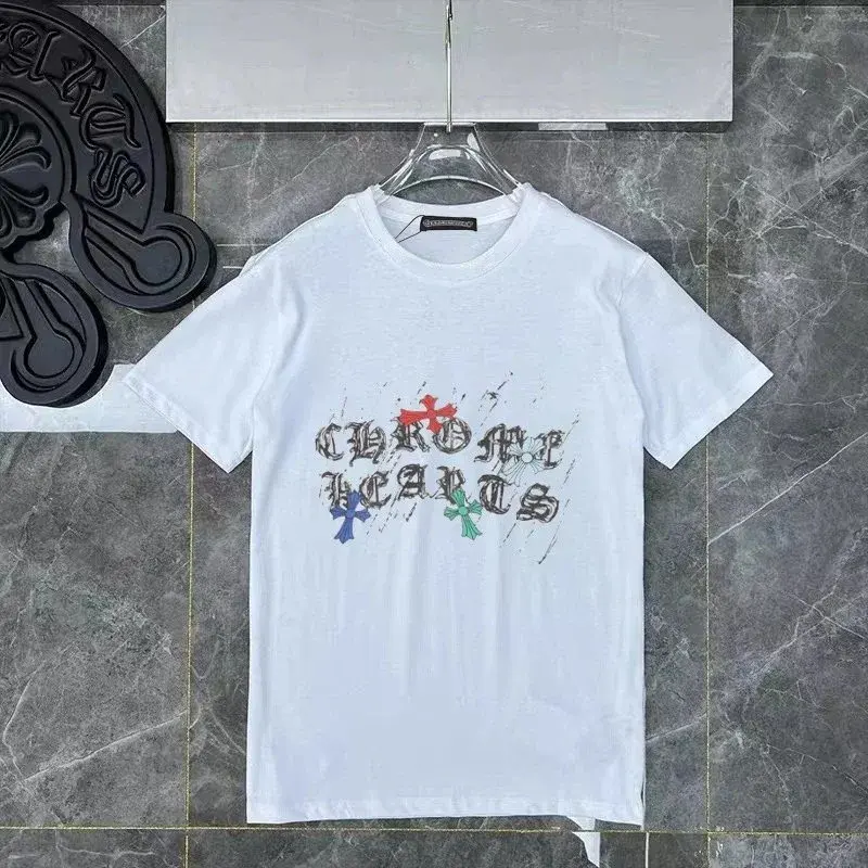 Chrome Hearts Multi Cross Logo White T-Shirt