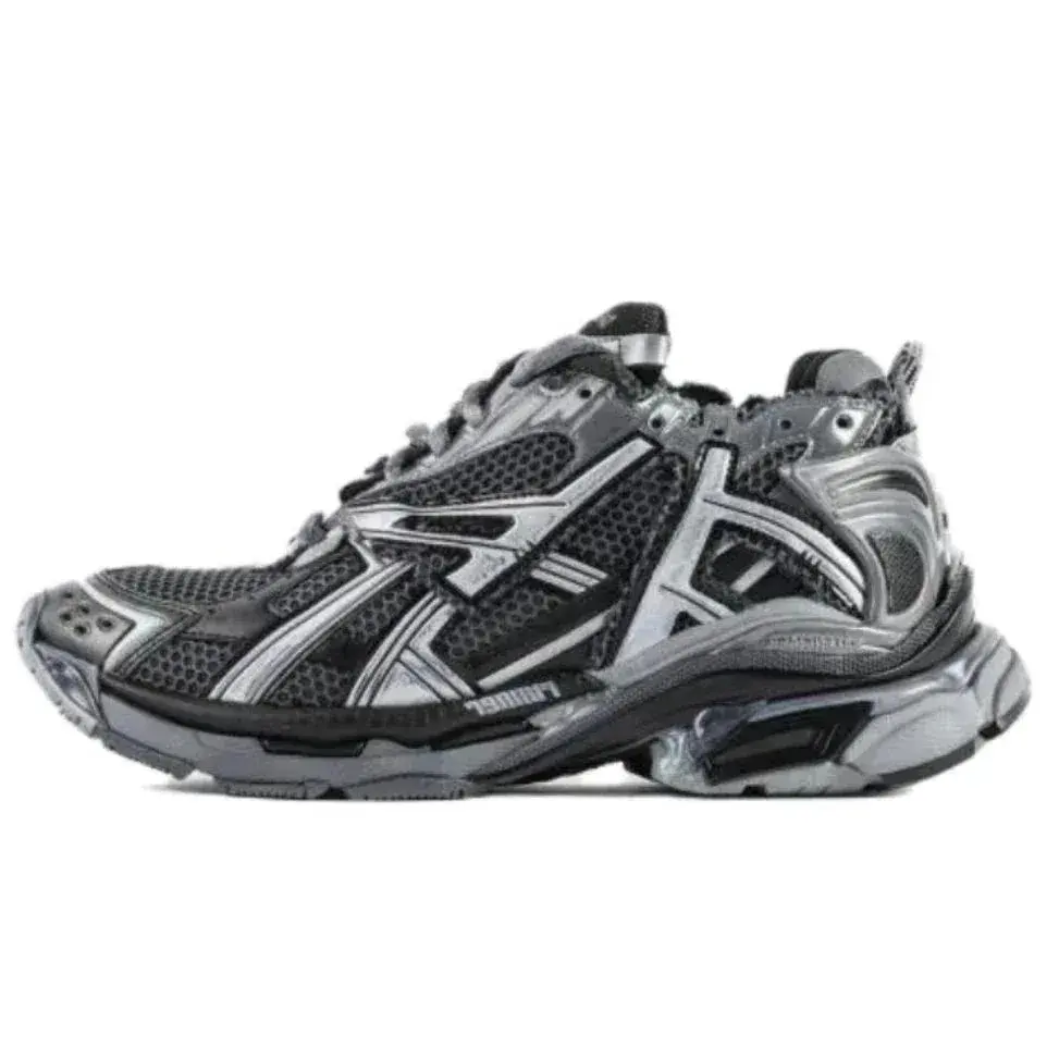 Balenciaga Runner Black Silver