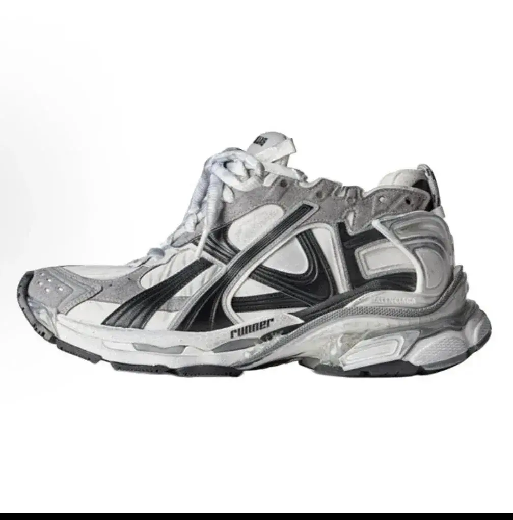 Balenciaga Runner White Black Grey