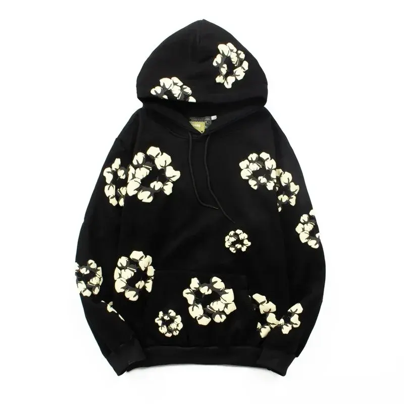 Readymade x Denim Tears Wreath Hoodie Black Off-White