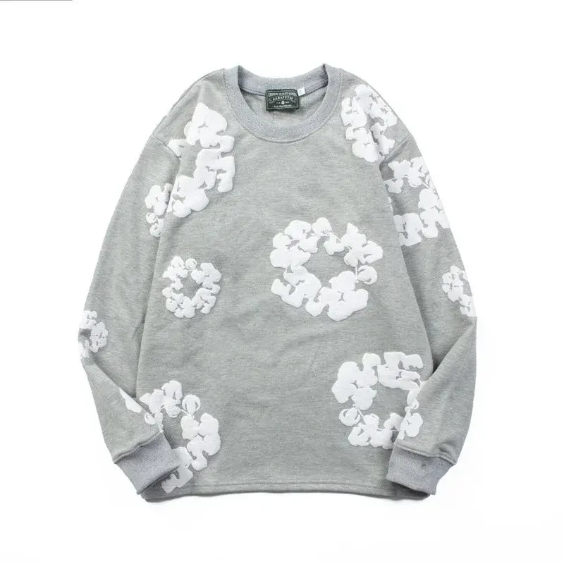 Denim Tears Cotton Wreath Sweatshirt Gray