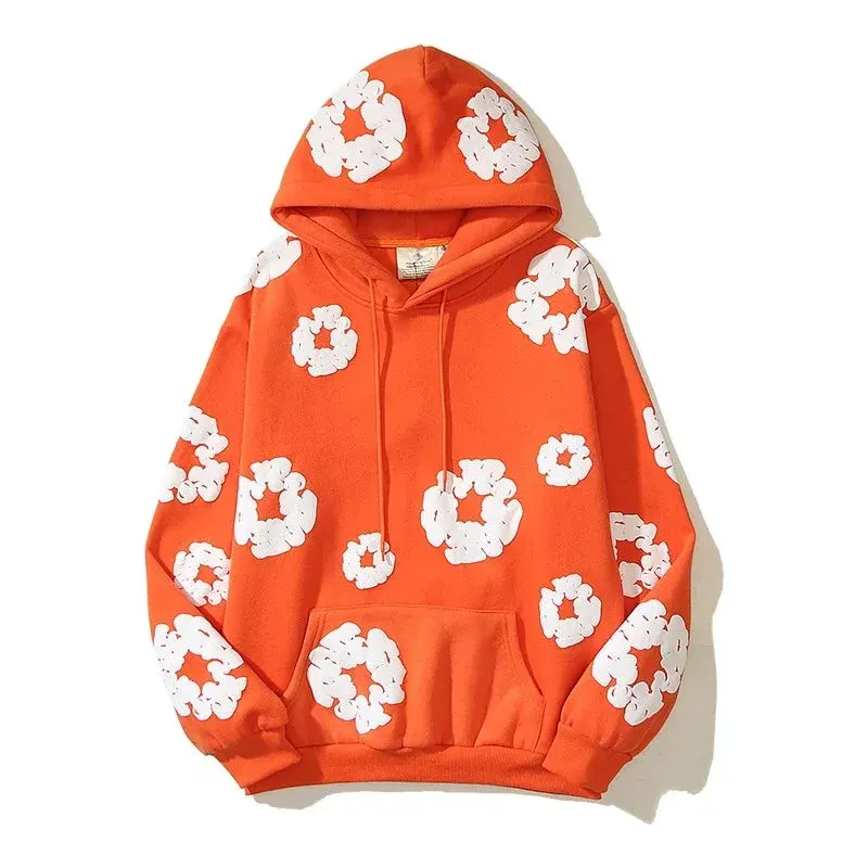 Denim Tears Cotton Wreath Hoodie Orange