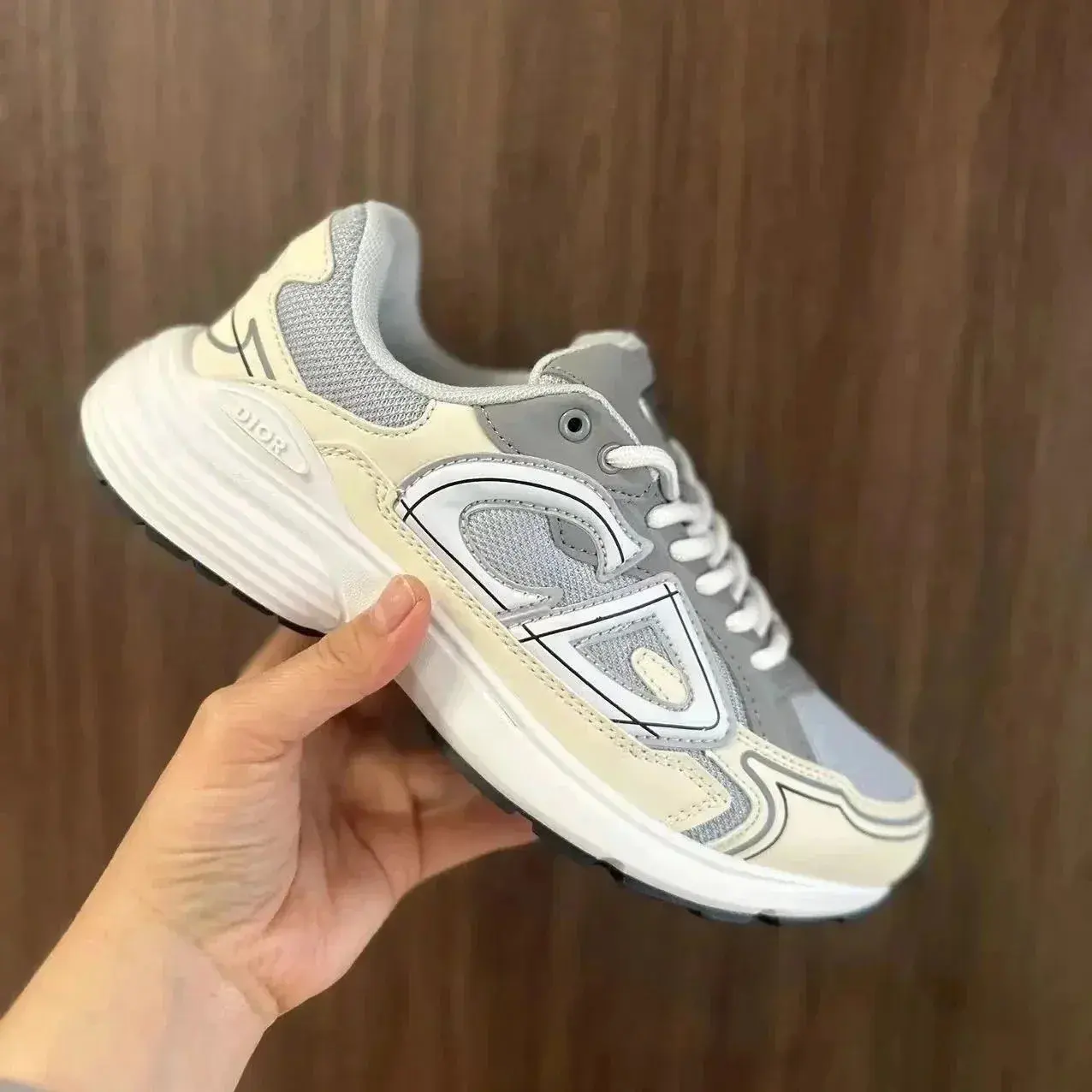 Dior B30 Sneaker Cream Grey