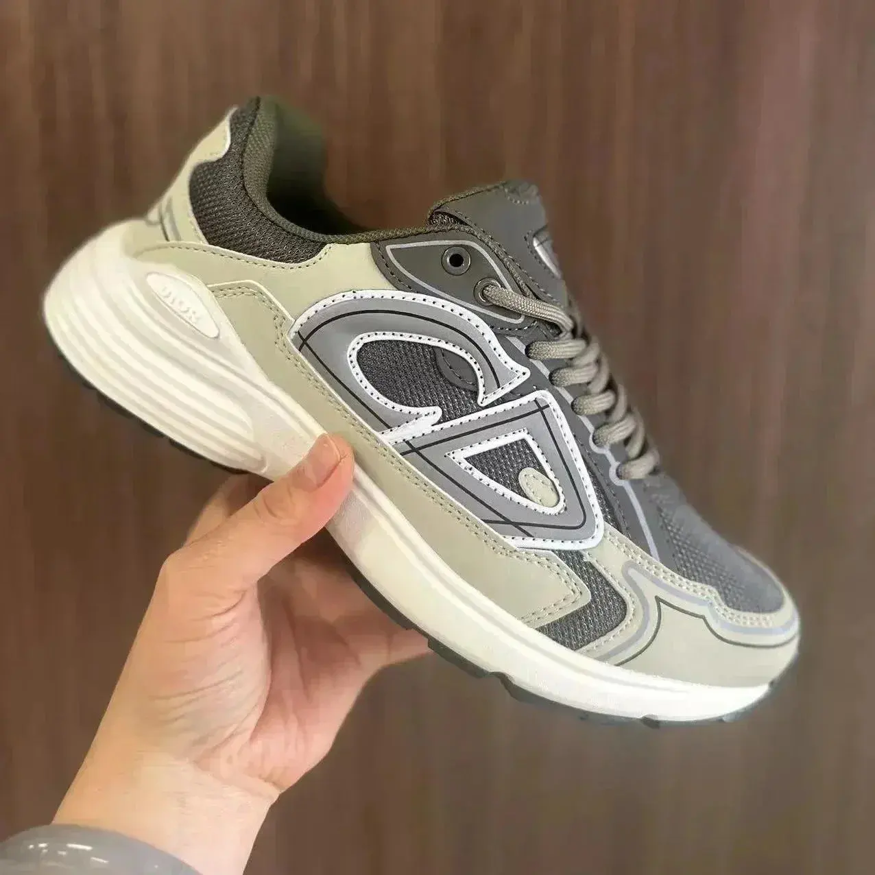Dior B30 Sneaker Olive Grey