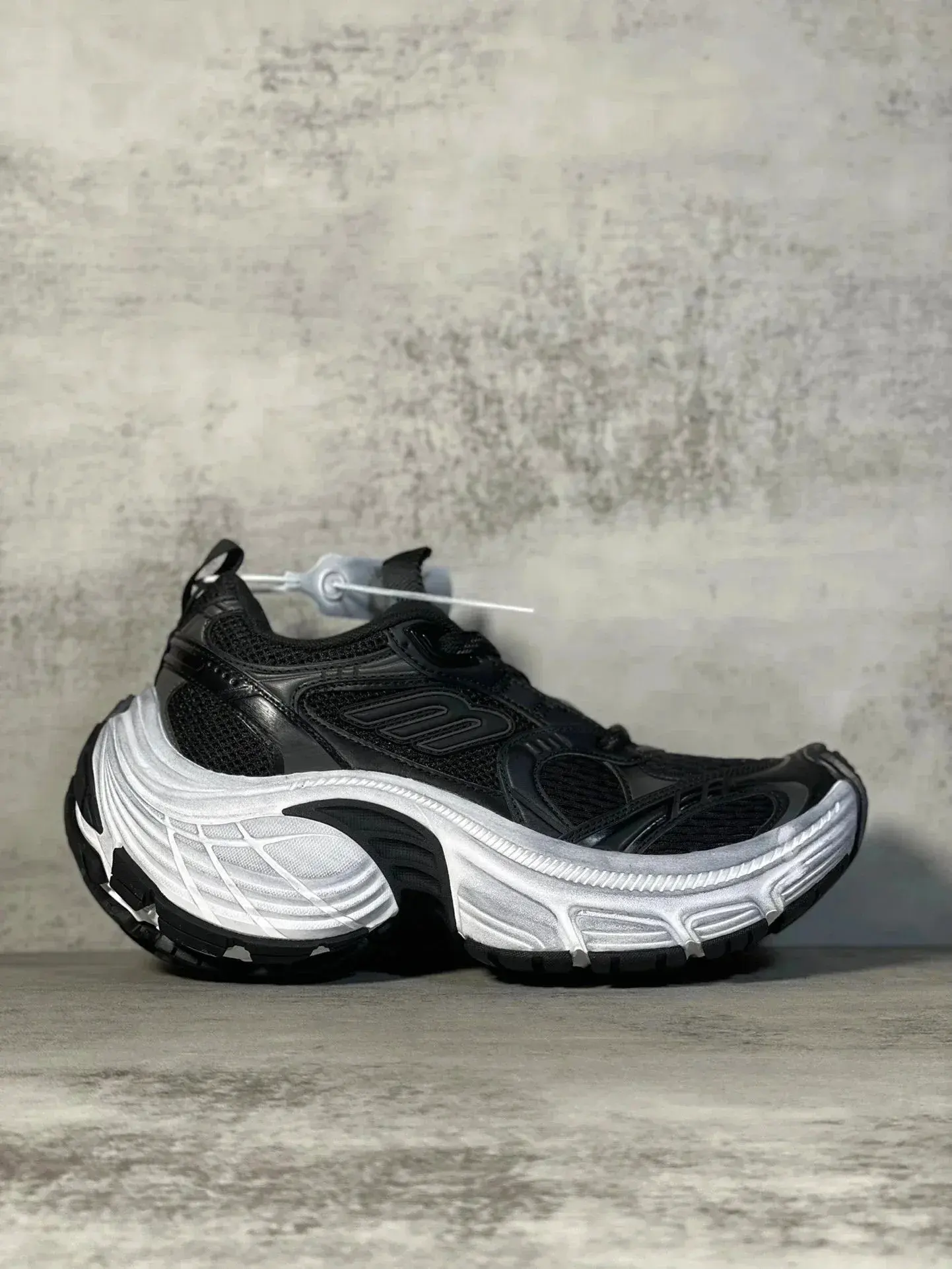 Balenciaga Cargo Sneaker Black White