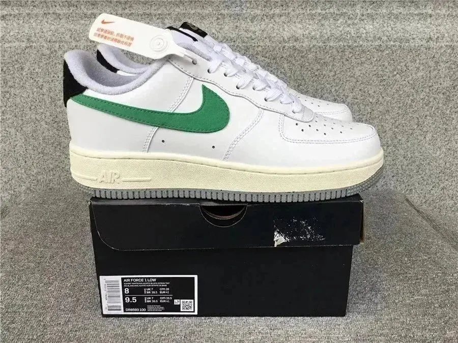 Nike Air Force 1 Low White Green Vintage
