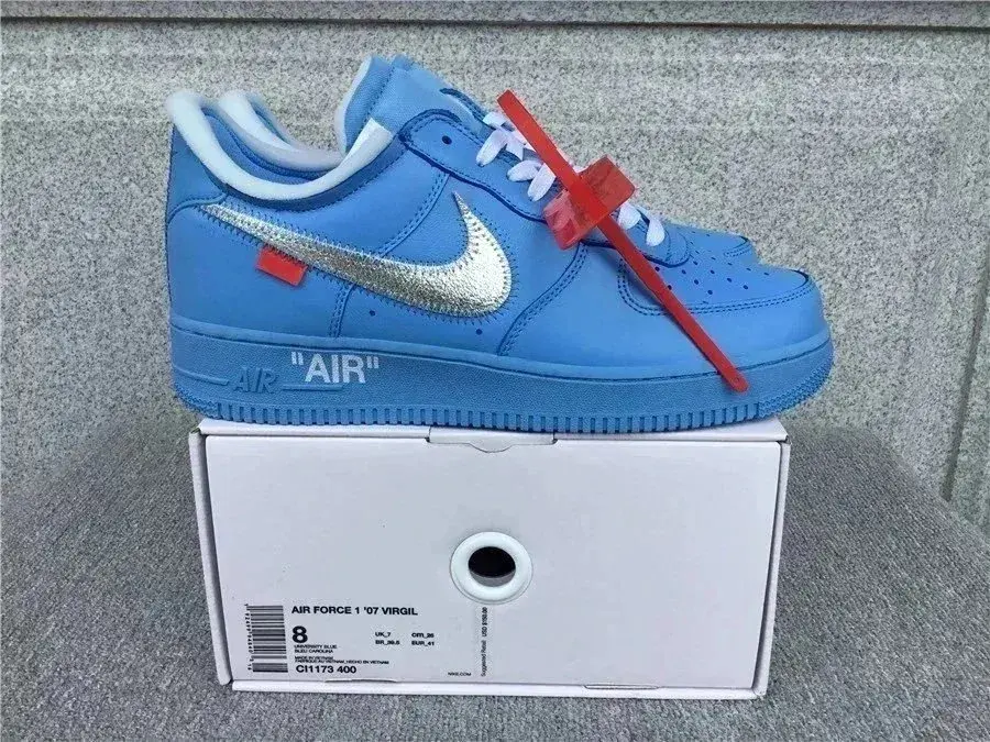 Off-White x Nike Air Force 1 Low University Blue