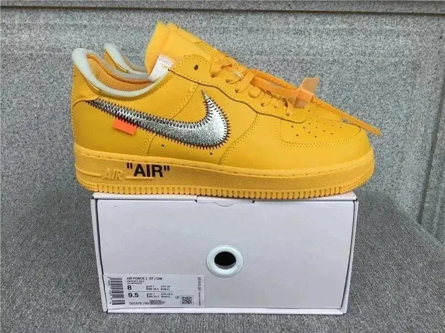 Off-White x Nike Air Force 1 Low University Gold