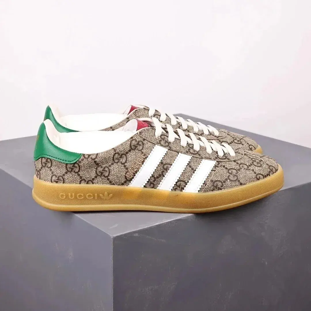 Adidas x Gucci Gazelle Monogram Green