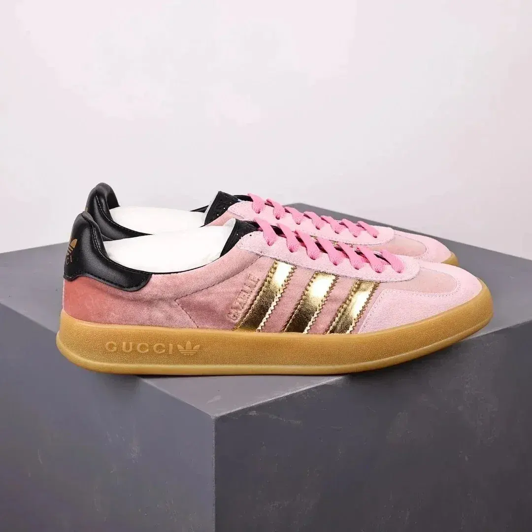 Gucci x adidas Gazelle Pink Gold