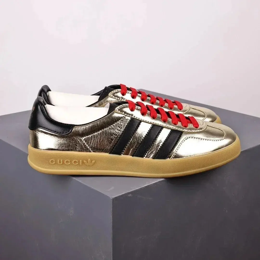 Gucci x adidas Gazelle Gold Black