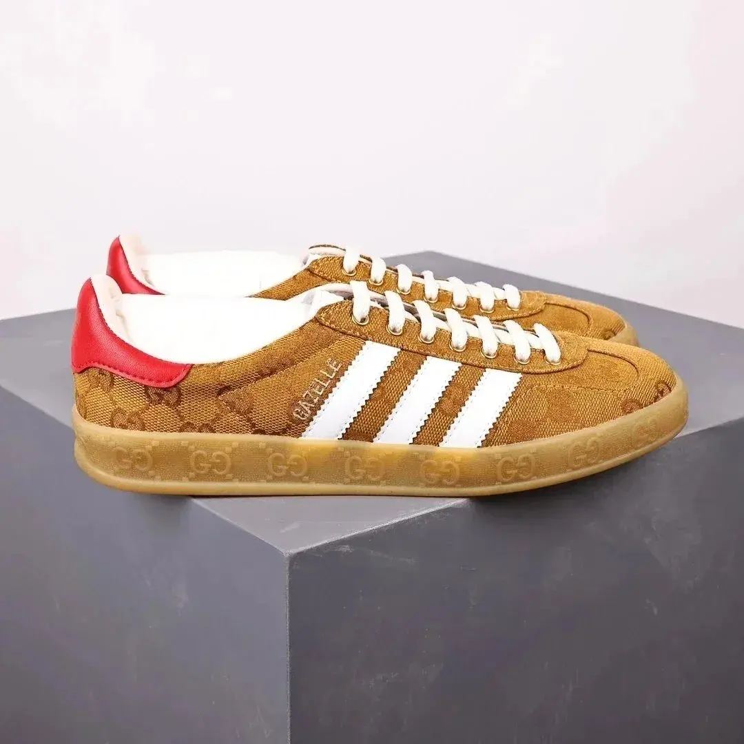 Adidas x Gucci Gazelle Yellow Red