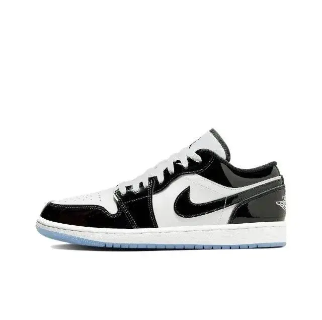 Air Jordan 1 Low Black White Patent