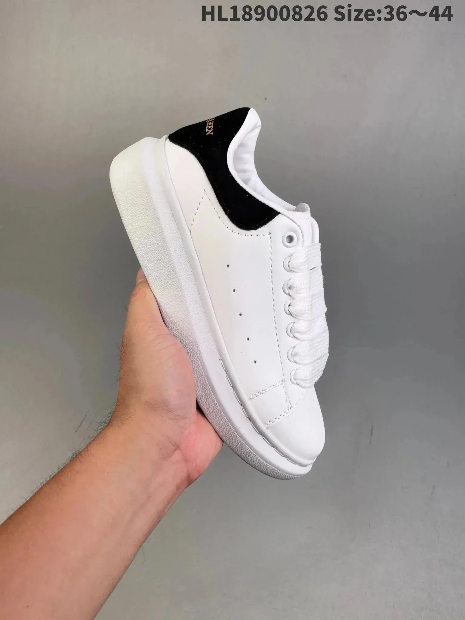 Alexander McQueen Oversized Sneaker White Black