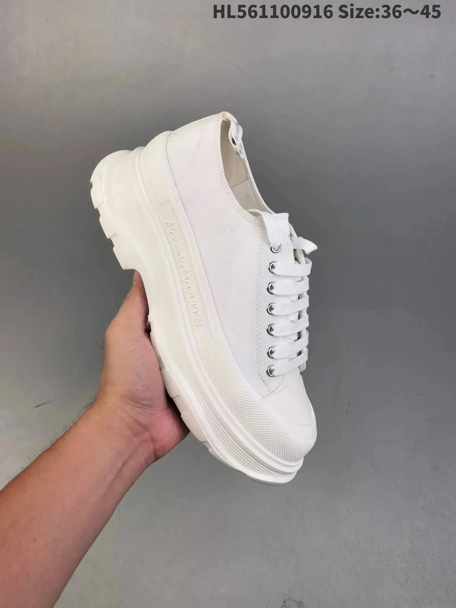 Alexander McQueen Tread Slick Sneaker White