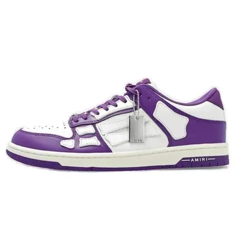 Amiri Skater Low White Purple