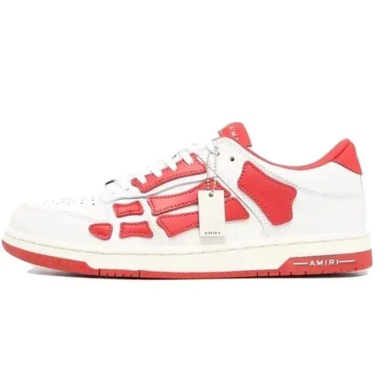 Amiri Skater Low White Red