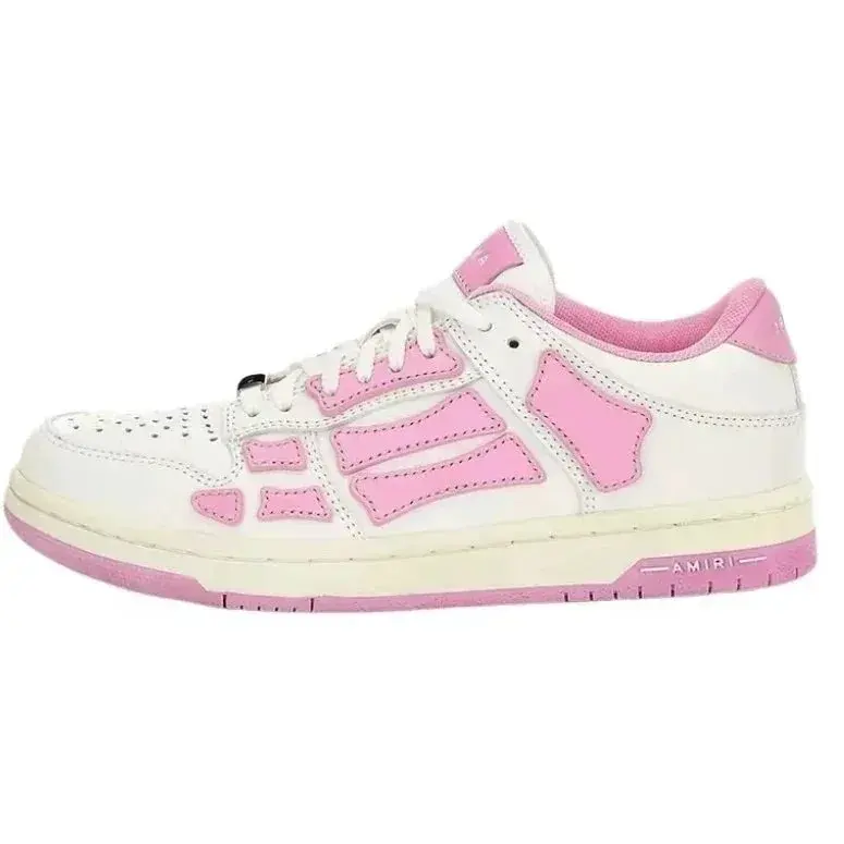 Amiri Skater Low White Pink