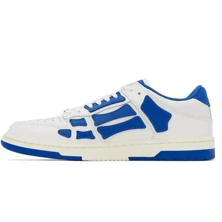 Amiri Skater Low White Dark Blue