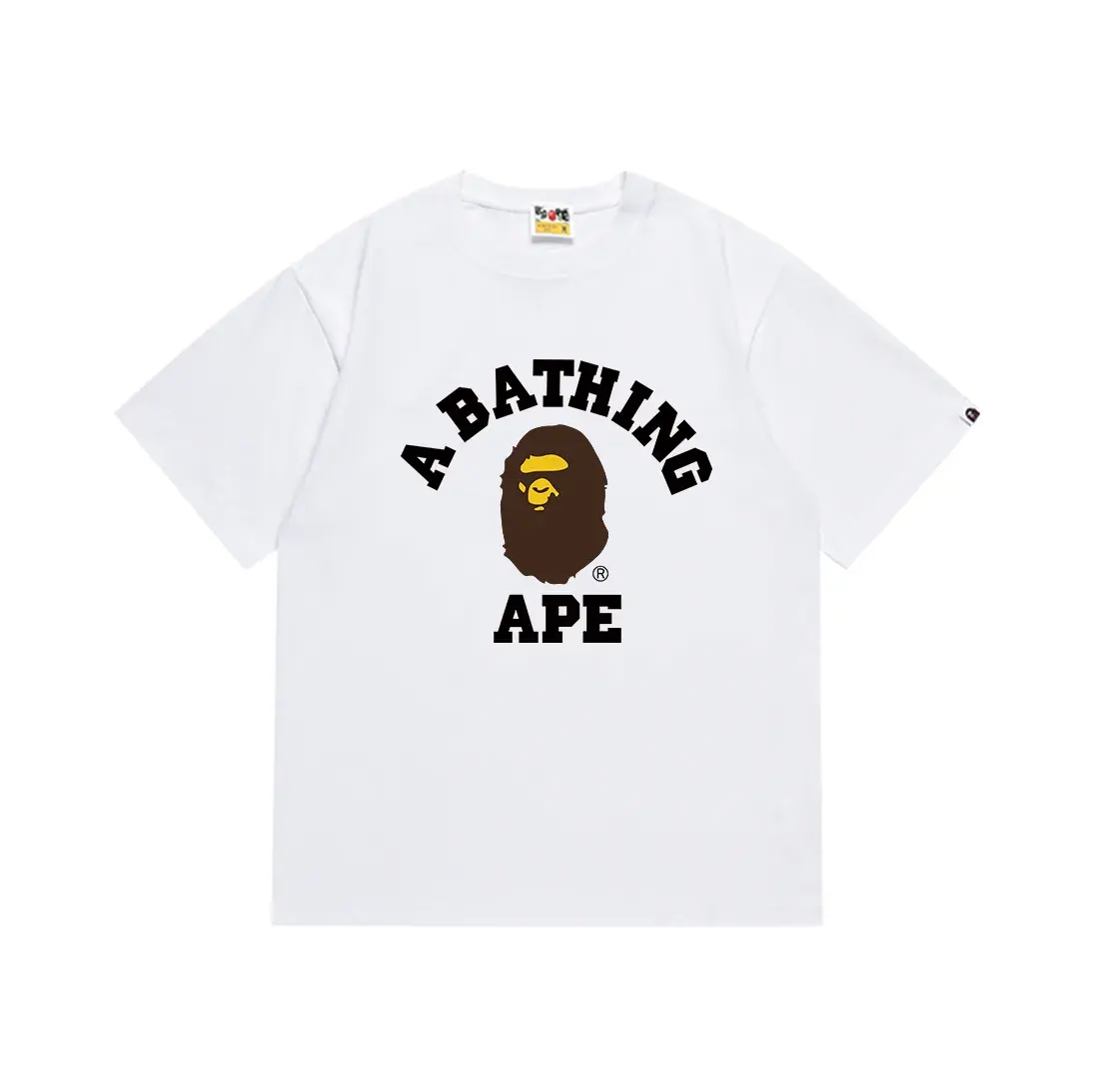 A Bathing Ape College T-Shirt White