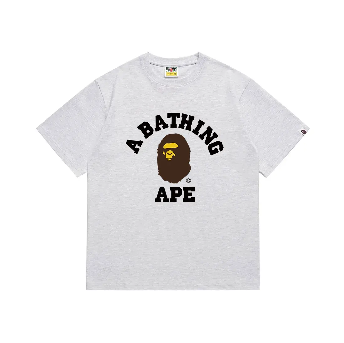 A Bathing Ape College T-Shirt Heather Gray