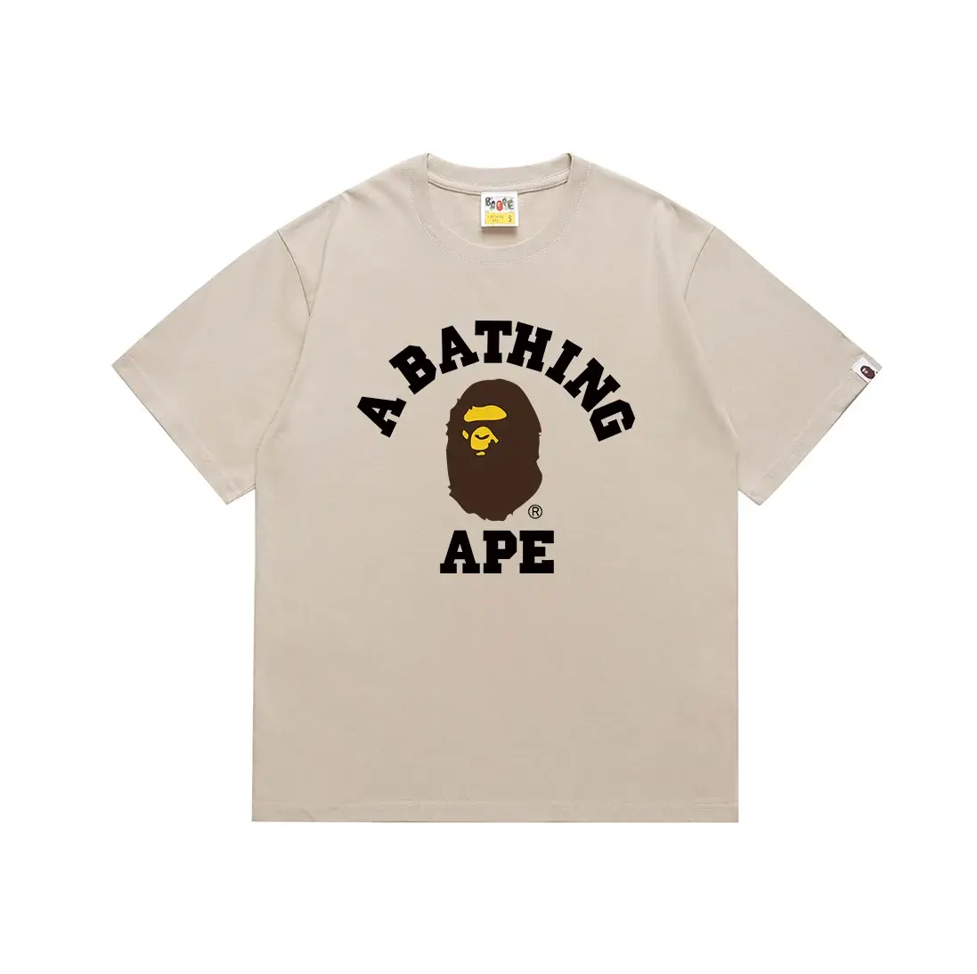 A Bathing Ape College Tee Khaki