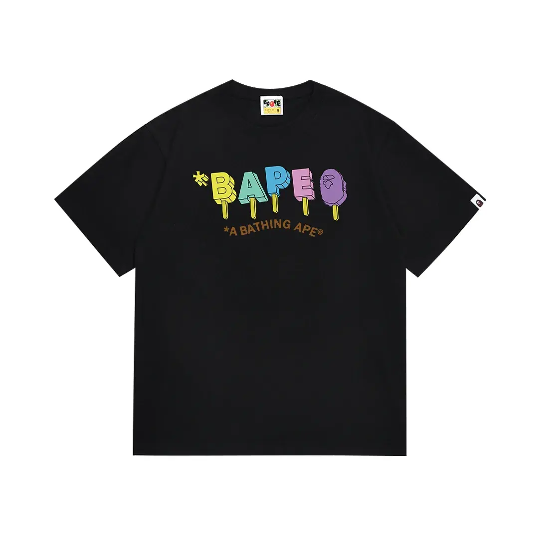 A Bathing Ape Ice Cream Tee Black