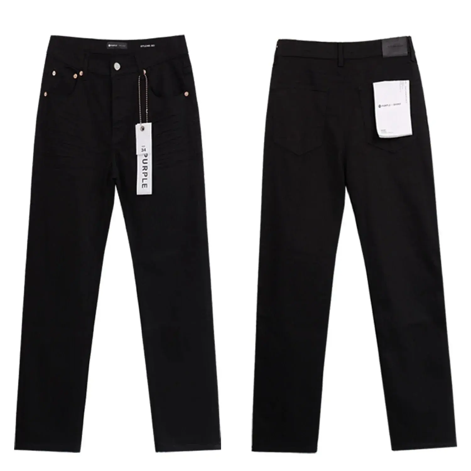 Purple Brand Solid Black Jeans