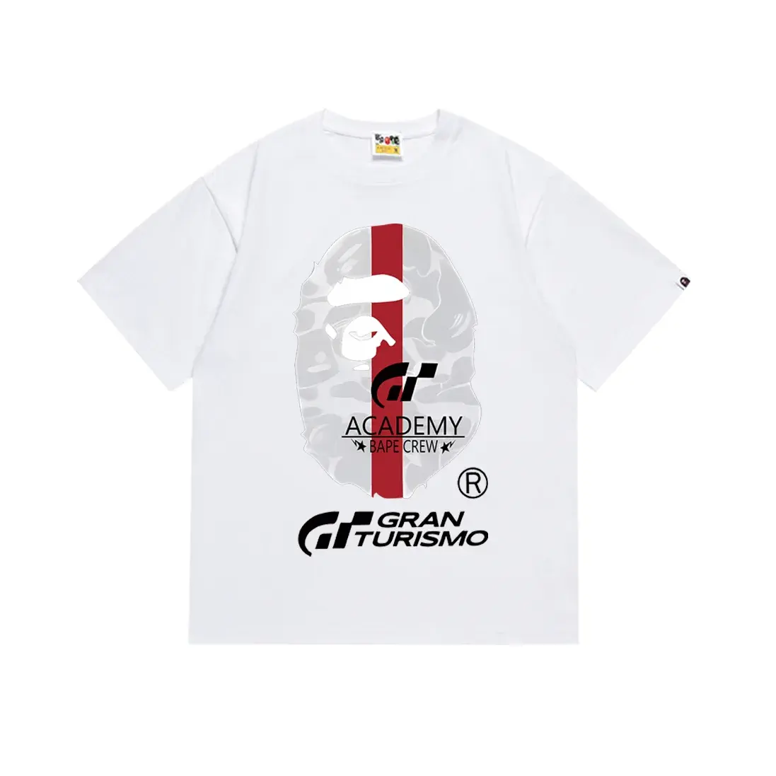 A Bathing Ape x Gran Turismo Academy T-Shirt White