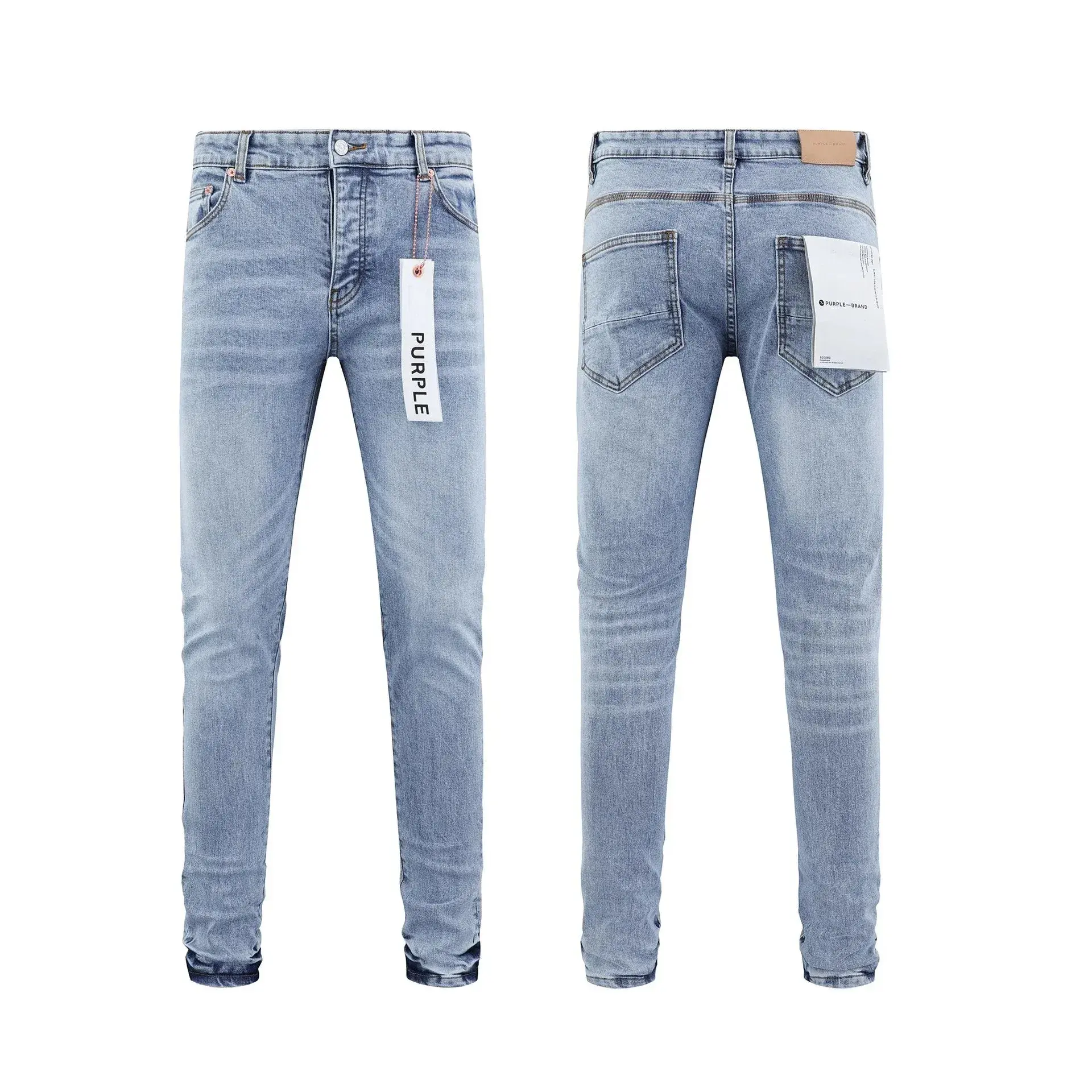 Purple Brand Clean Wash Jeans Light Blue