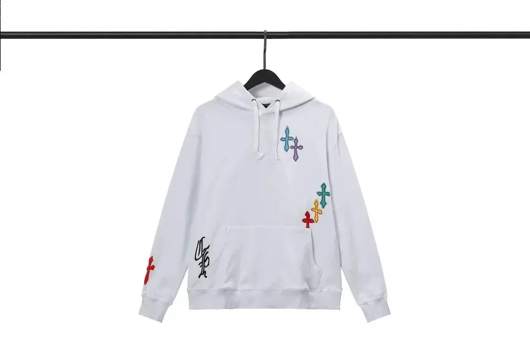 Chrome Hearts Multi Cross White Hoodie