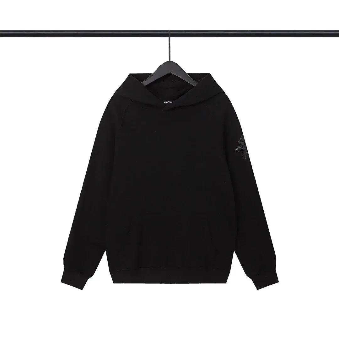 Chrome Hearts Black Monogram Cross Hoodie