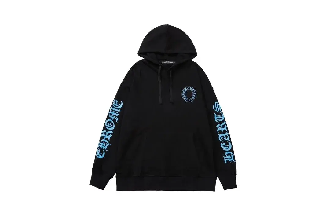 Chrome Hearts Black Gothic Sleeve Hoodie