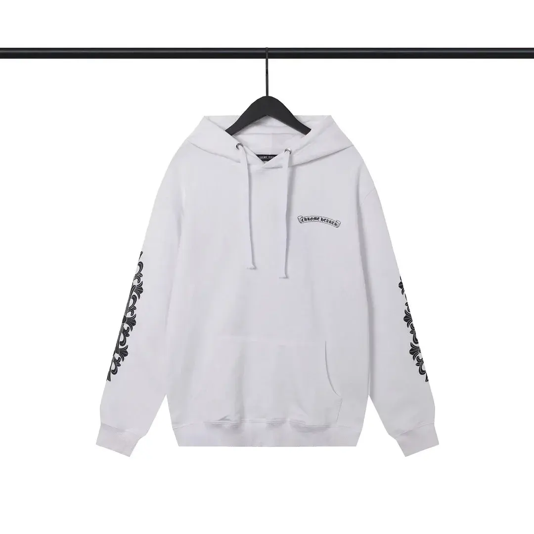 Chrome Hearts Scroll White Hoodie
