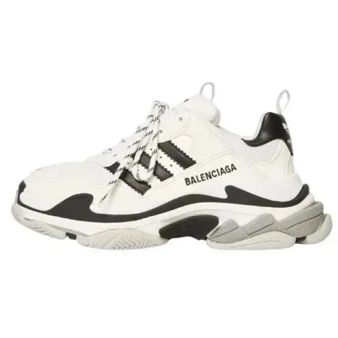 Balenciaga Triple S White Black
