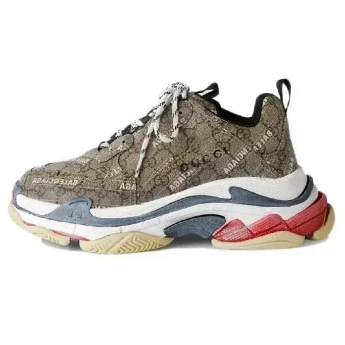Gucci x Balenciaga Triple S Beige Red