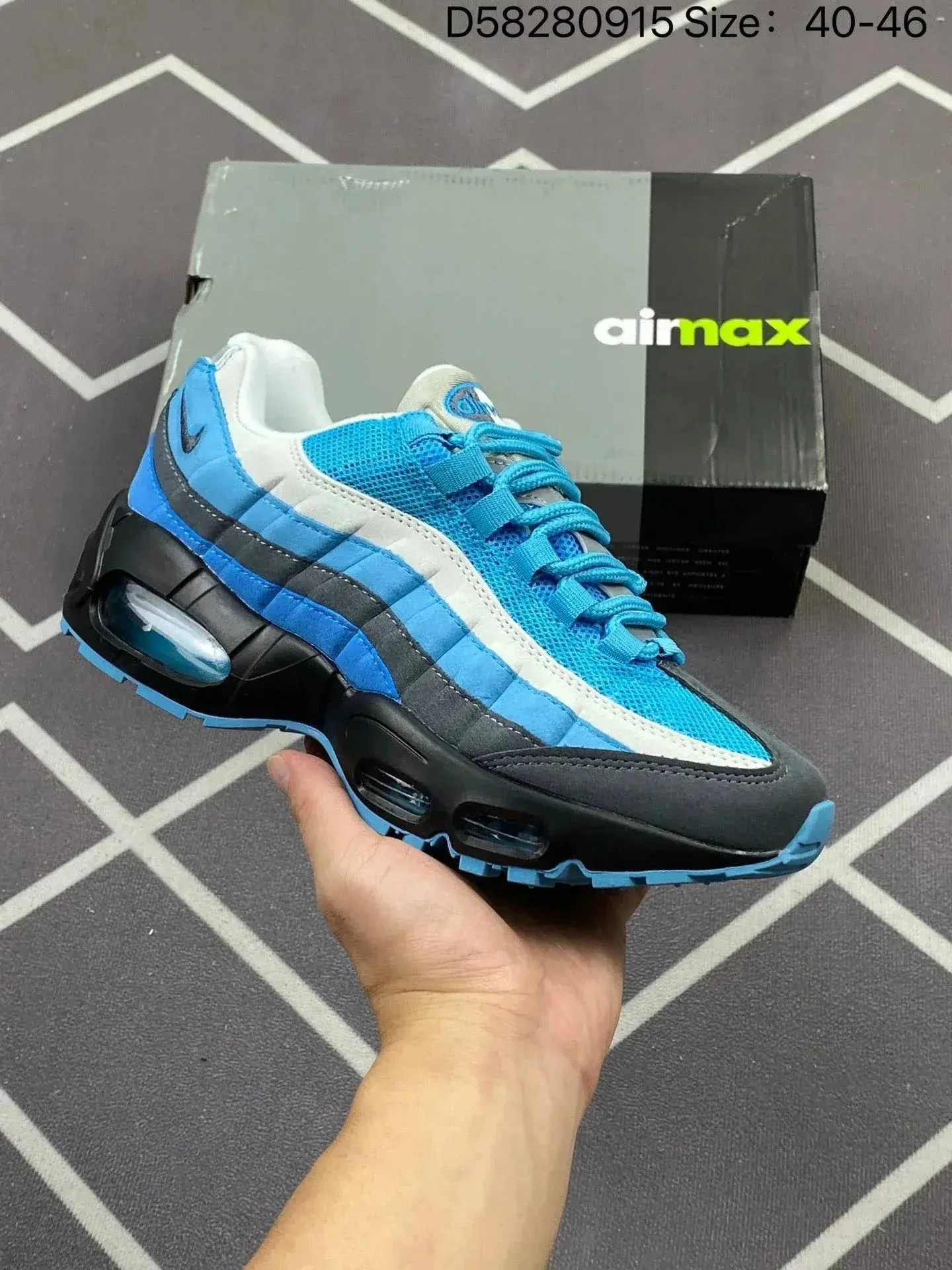 Nike Air Max 95 Blue White Black