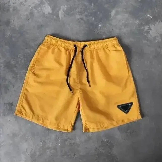 Prada Yellow Swim Shorts