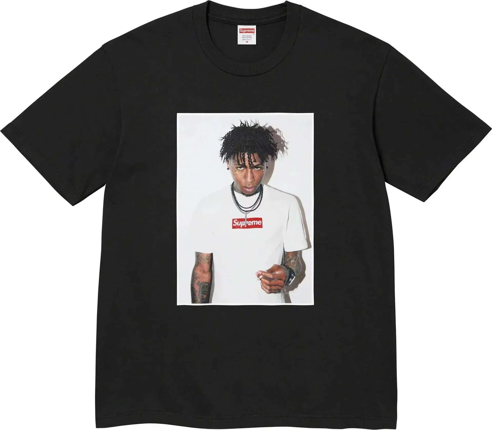 Supreme YoungBoy Tee Black