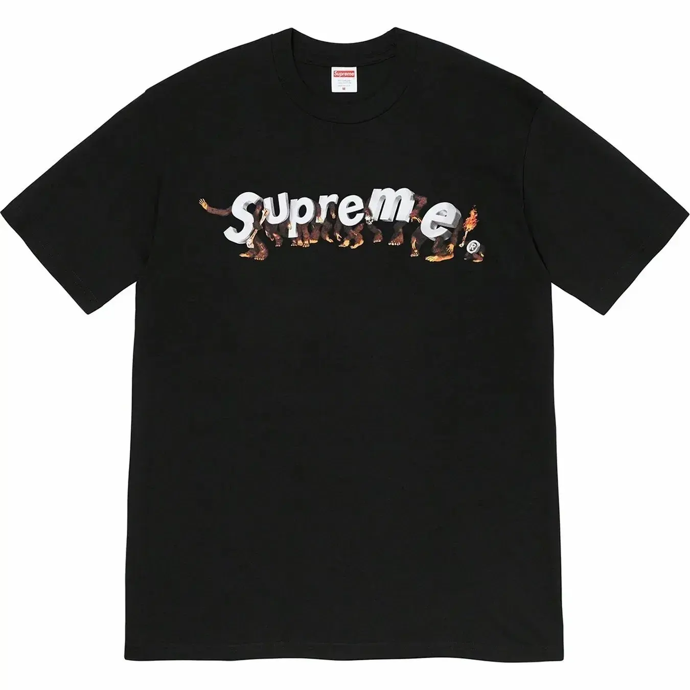 Supreme Monkeys T-Shirt Black