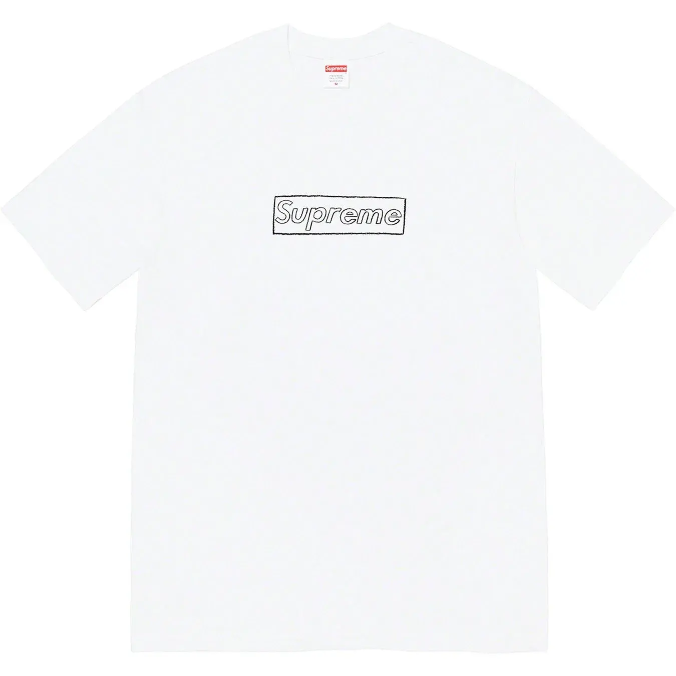 Supreme Outline Box Logo T-Shirt White