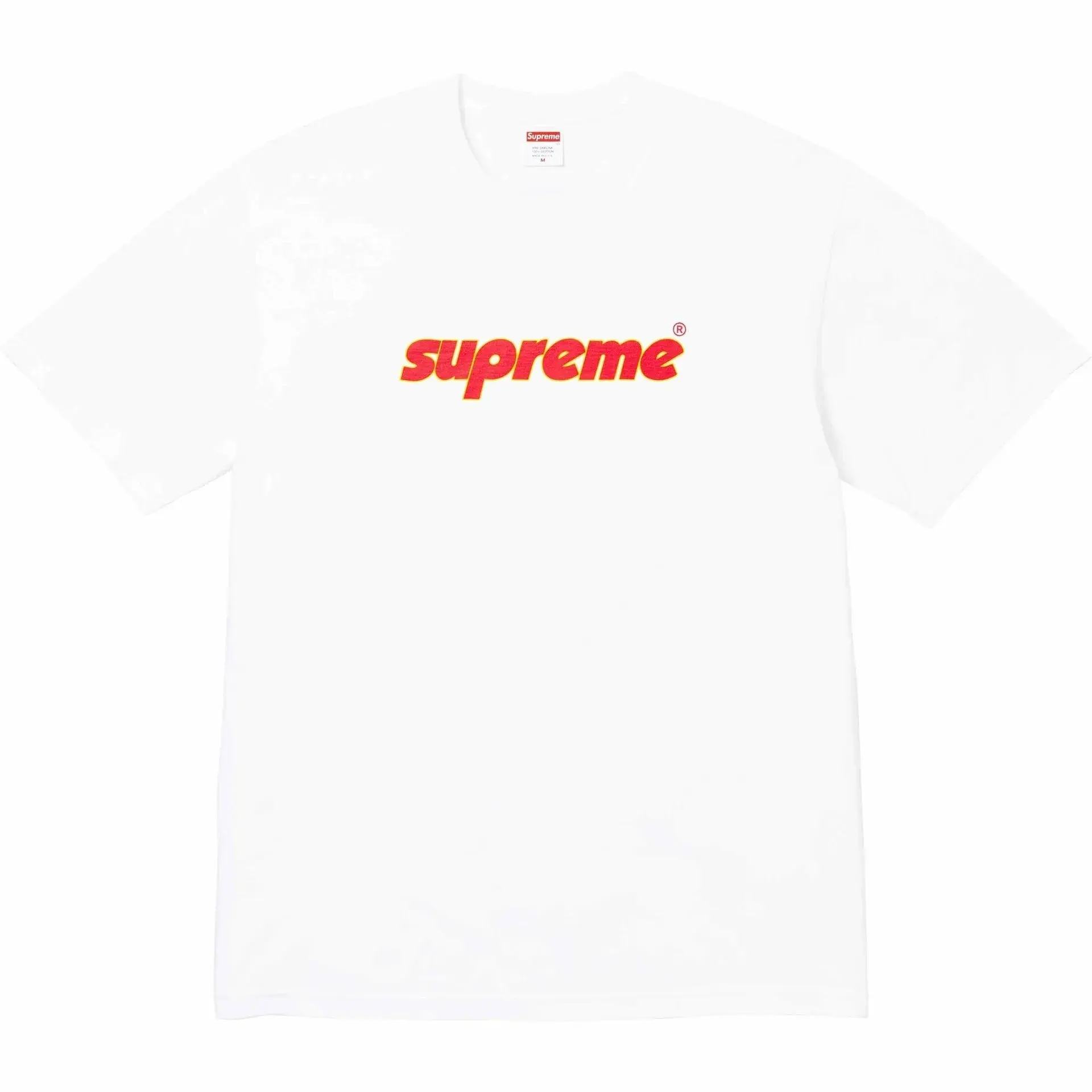 Supreme Italic Logo Tee White