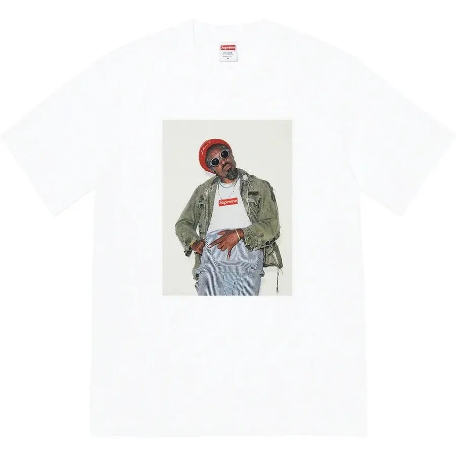 Supreme Andre 3000 Tee White