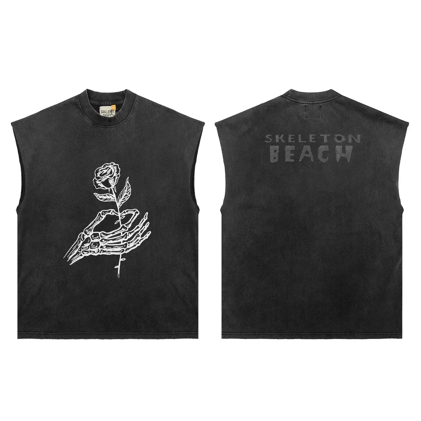 Gallery Dept. Skeleton Beach Tank Top Black
