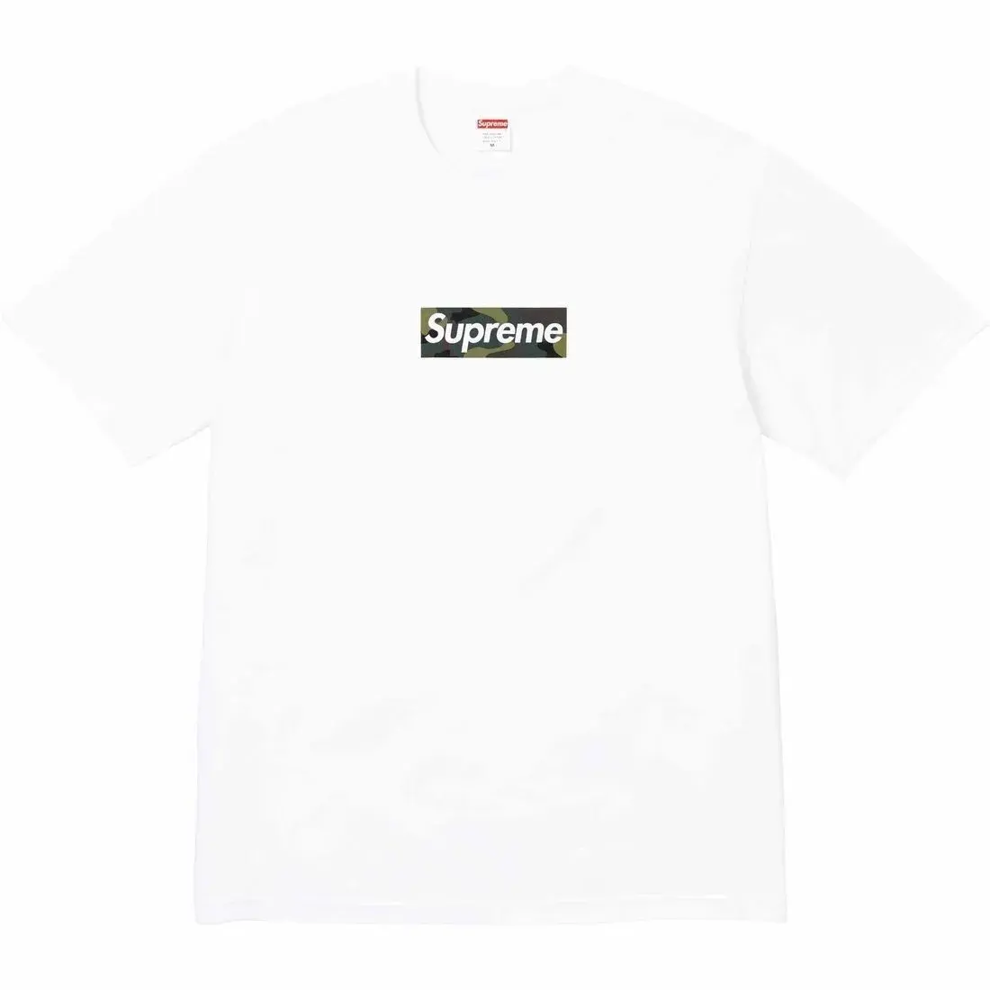 Supreme Woodland Camo Box Logo Tee White