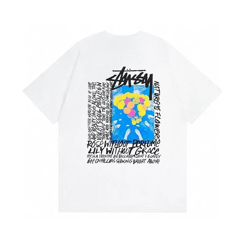 Stüssy Nature Flowers T-Shirt White