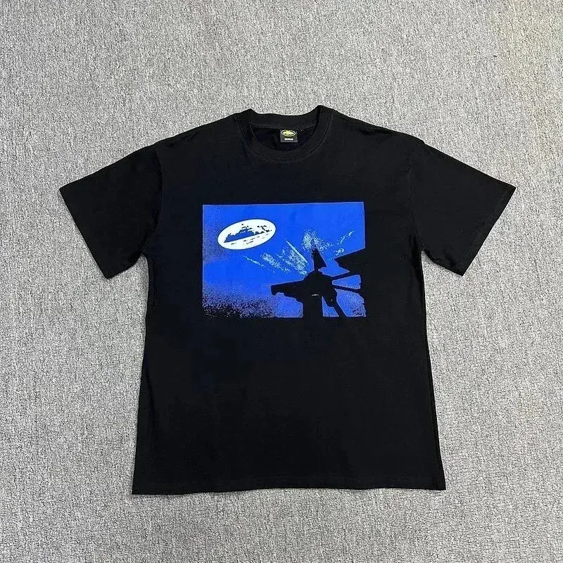 Corteiz T-Shirt Black Blue