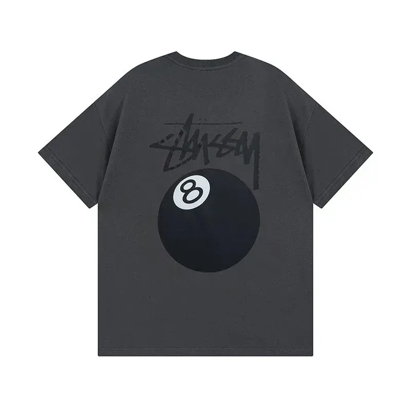 Stussy 8 Ball T-Shirt Dark Grey