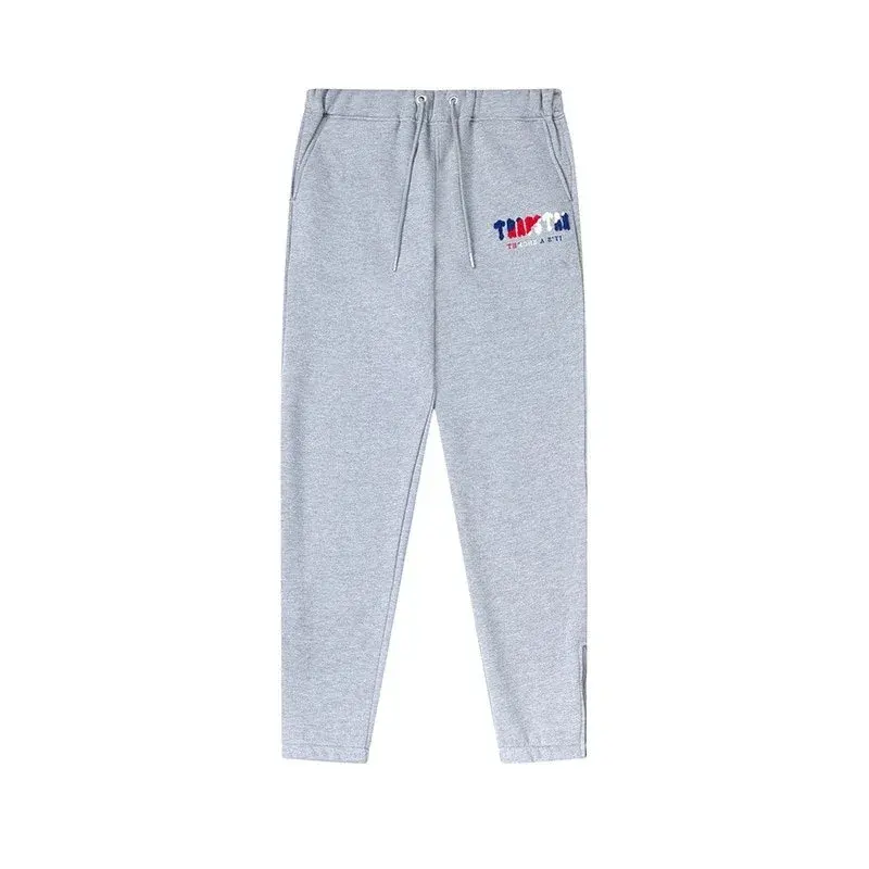 Trapstar Chenille Decoded Sweatpants Grey Red Blue