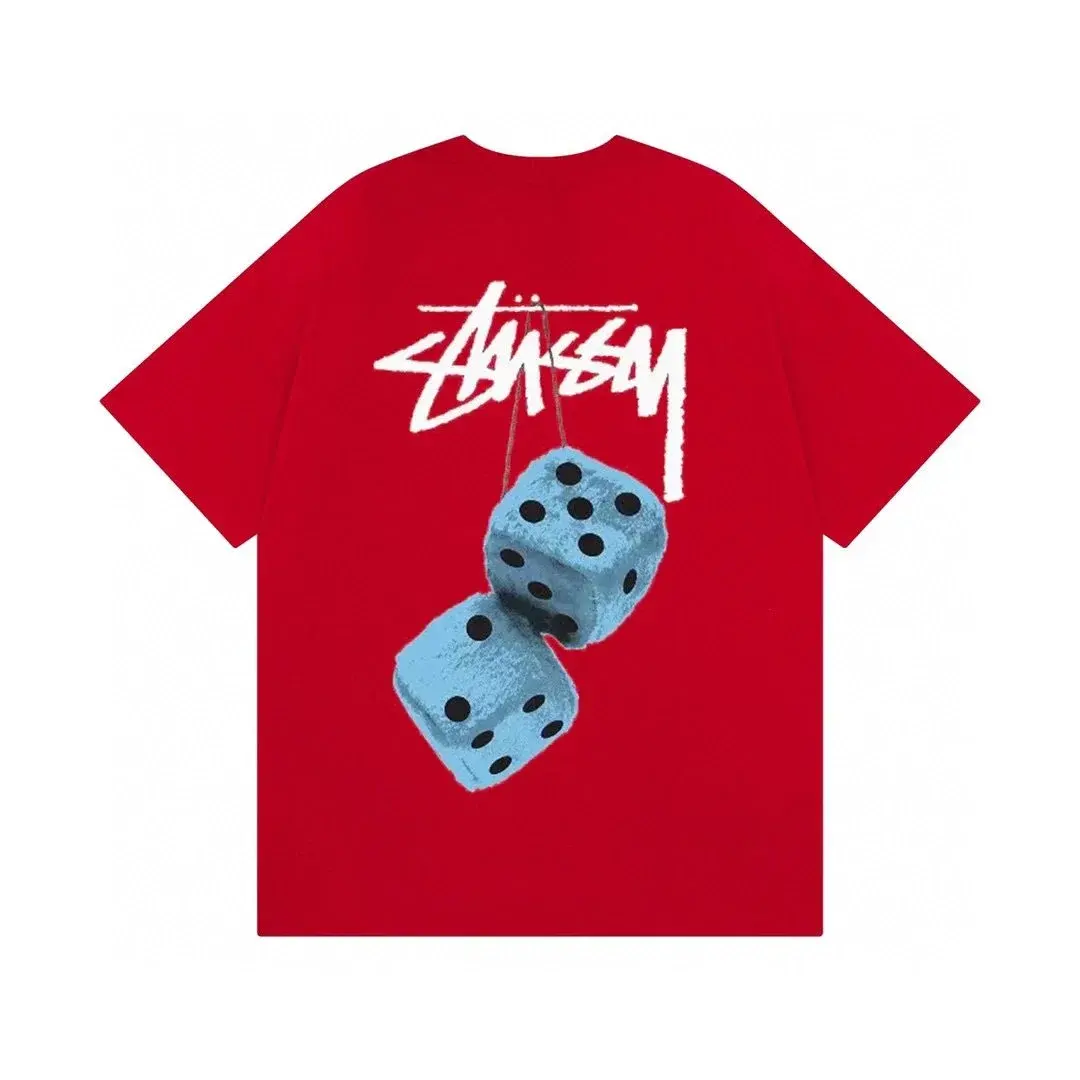 Stüssy Fuzzy Dice T-Shirt Red
